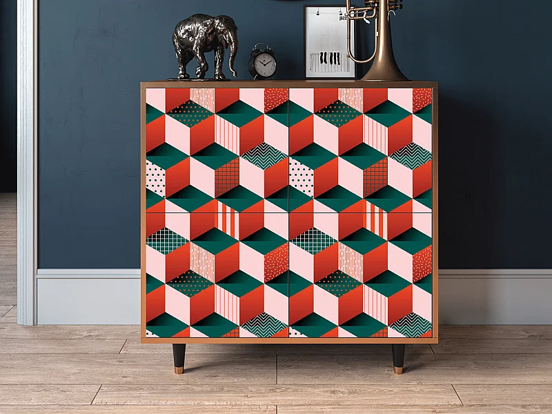 Buffet - 94x96x48 cm - BS3 - Pepsi-Cola, Noyer