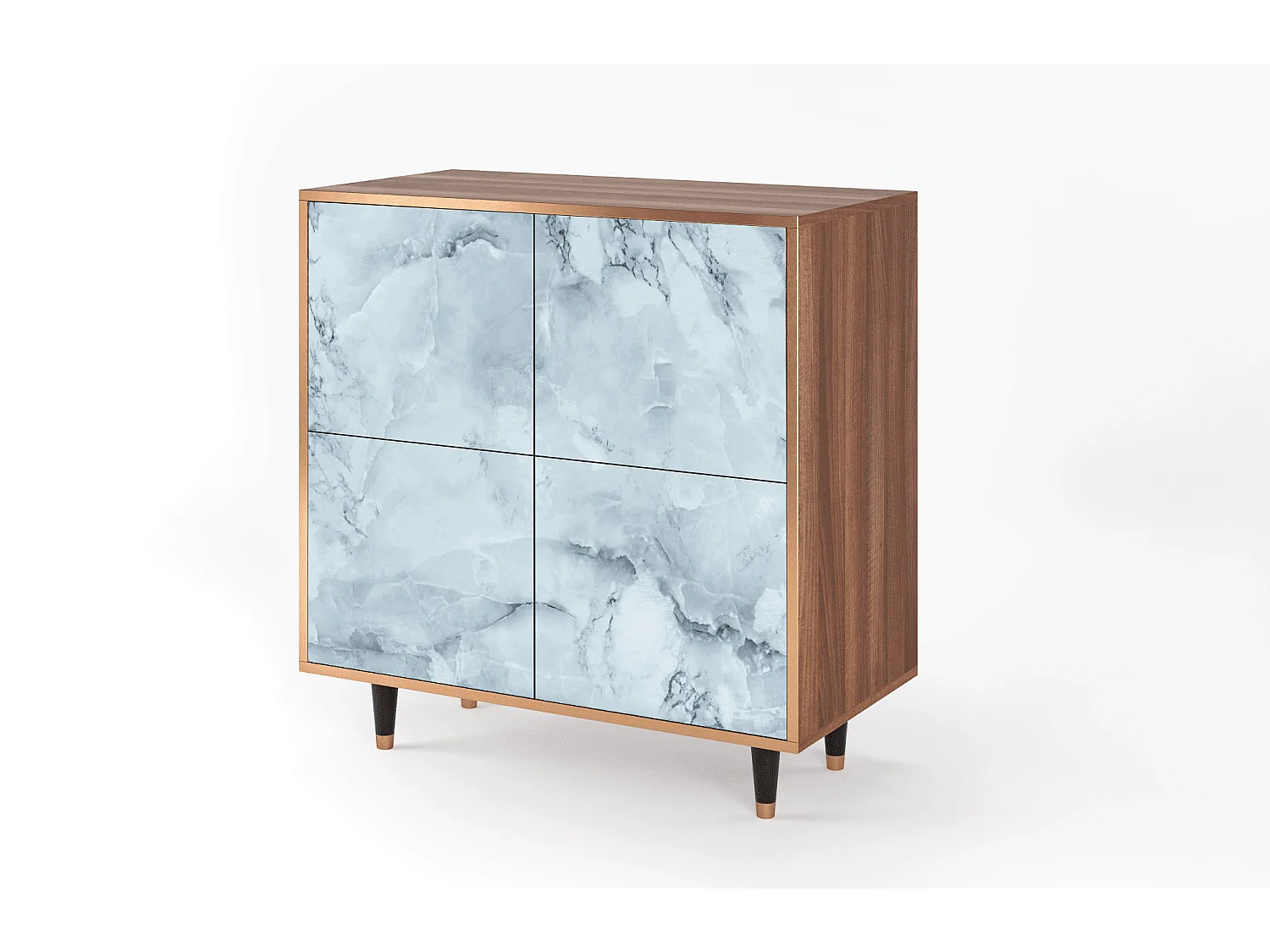 Buffet - 94x96x48 cm - BS3 - Glacial Colour, Noyer