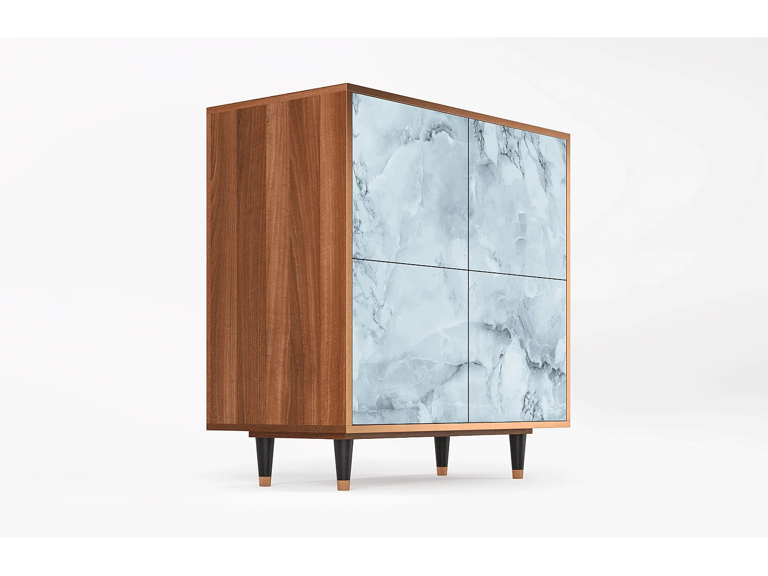 Buffet - 94x96x48 cm - BS3 - Glacial Colour, Noyer