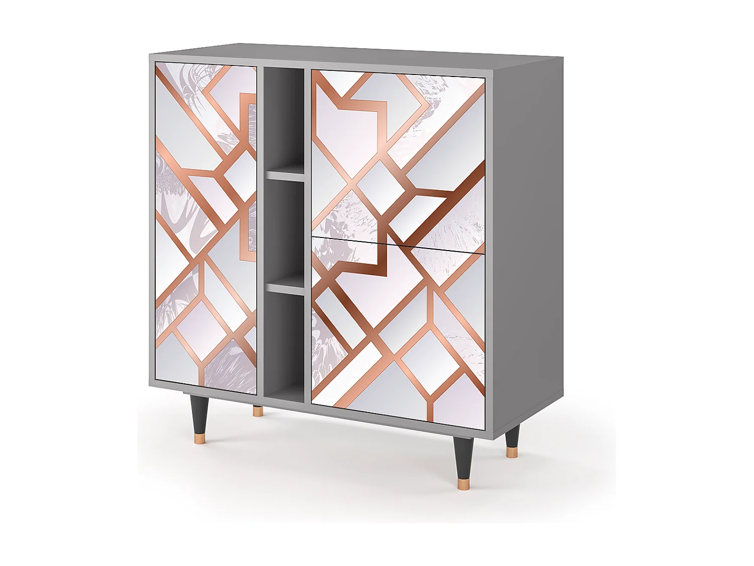 Buffet - 94х96х41 cm - BS5 - Pastel Fairytale, Gris