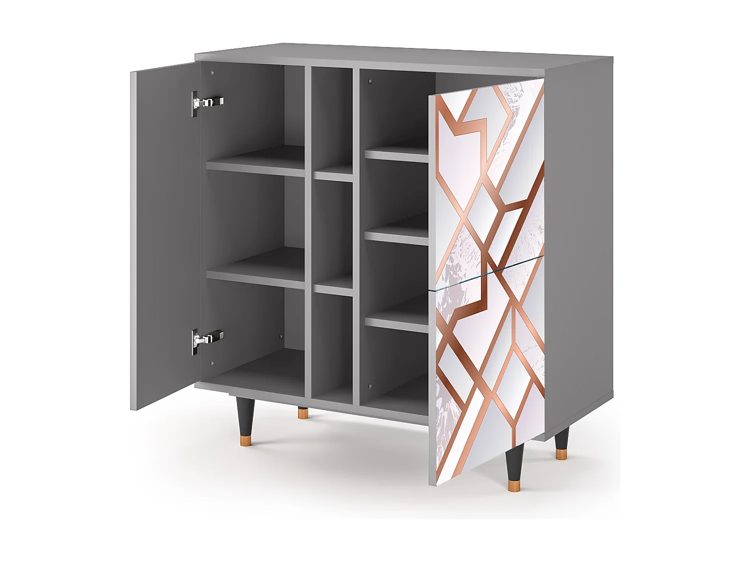 Buffet - 94х96х41 cm - BS5 - Pastel Fairytale, Gris