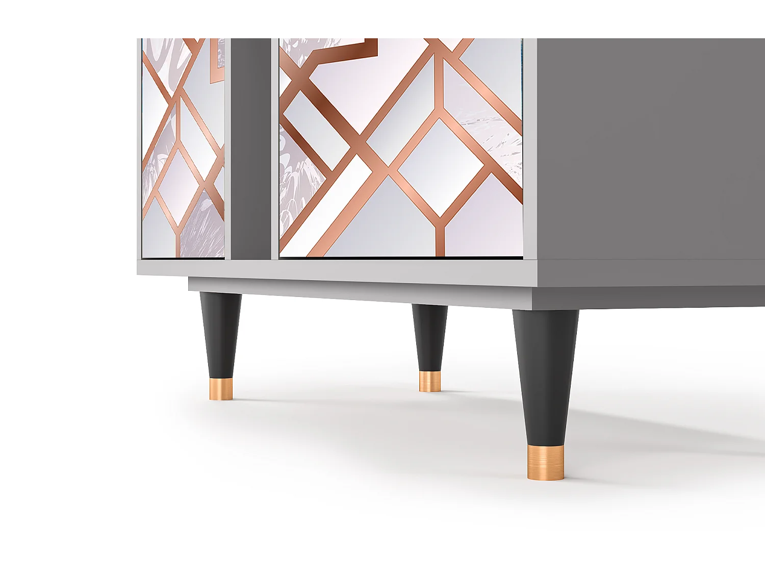 Kredens - 94х96х41 cm - BS5 - Pastel Fairytale, Szary