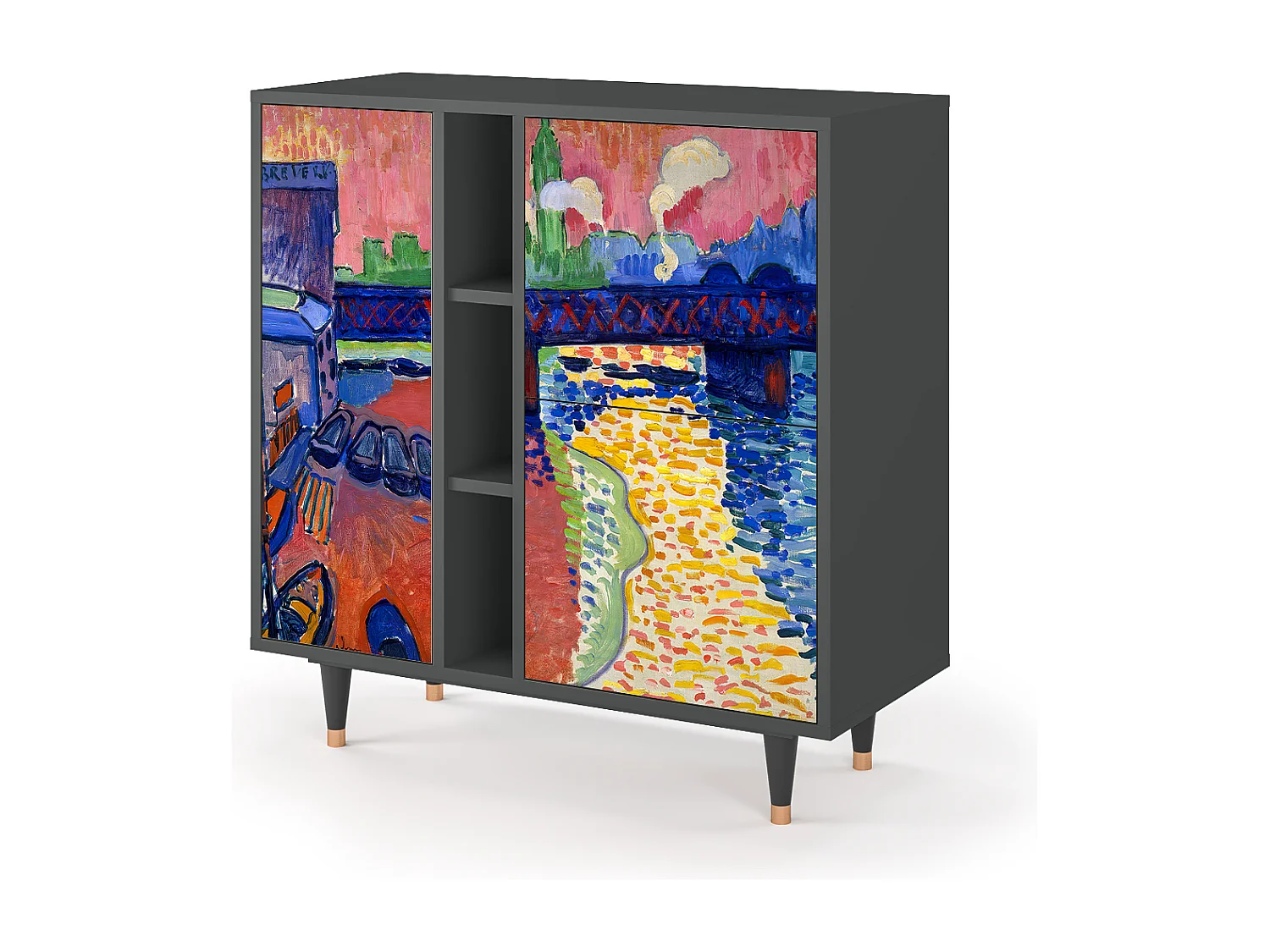 Buffet - 94х96х41 cm - BS5 - Charing Cross Bridge, Anthracite