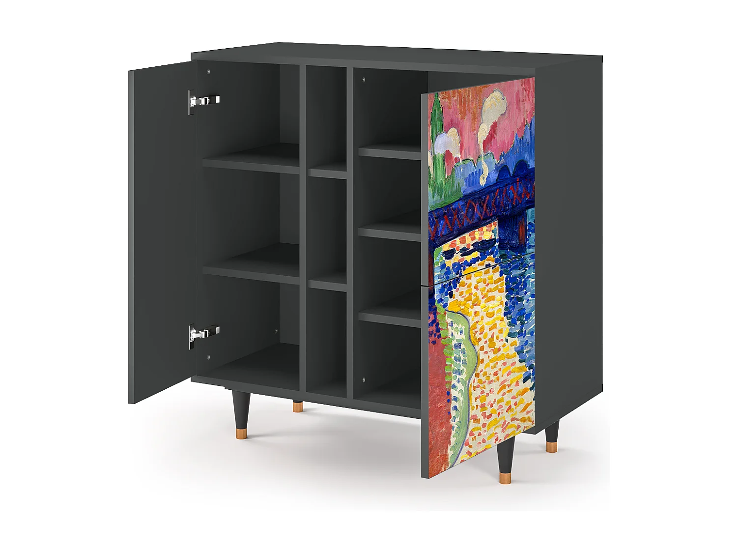 Buffet - 94х96х41 cm - BS5 - Charing Cross Bridge, Anthracite