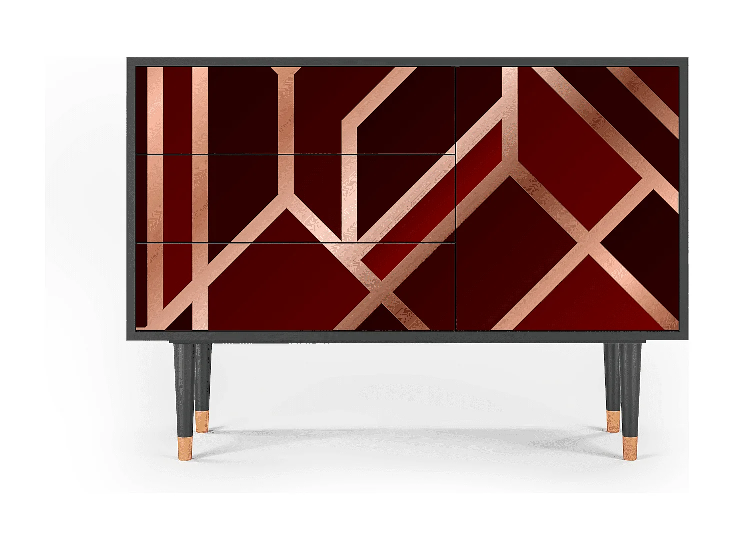 Dressoir - 115х84х41 cm - S3 - Velvet 1920's, Antraciet