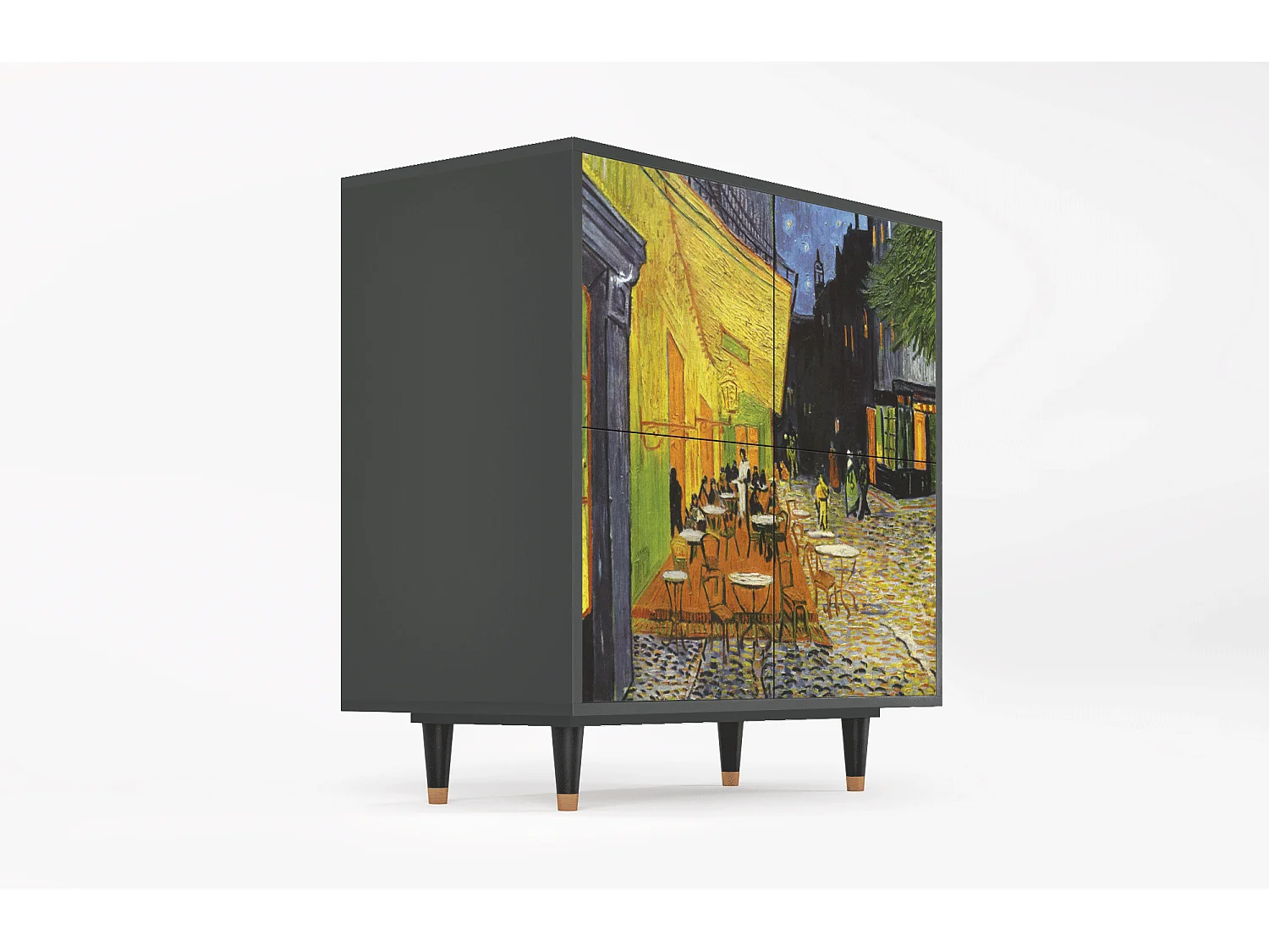 Aparador - 94x96x48 cm - BS3 - Café Terrace at Night, Antracite