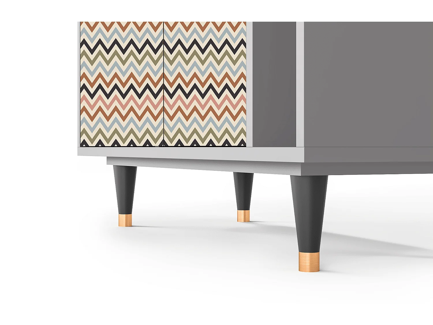 Buffet - 96х110х41 cm - BS6 - Bright Ripple, Gris