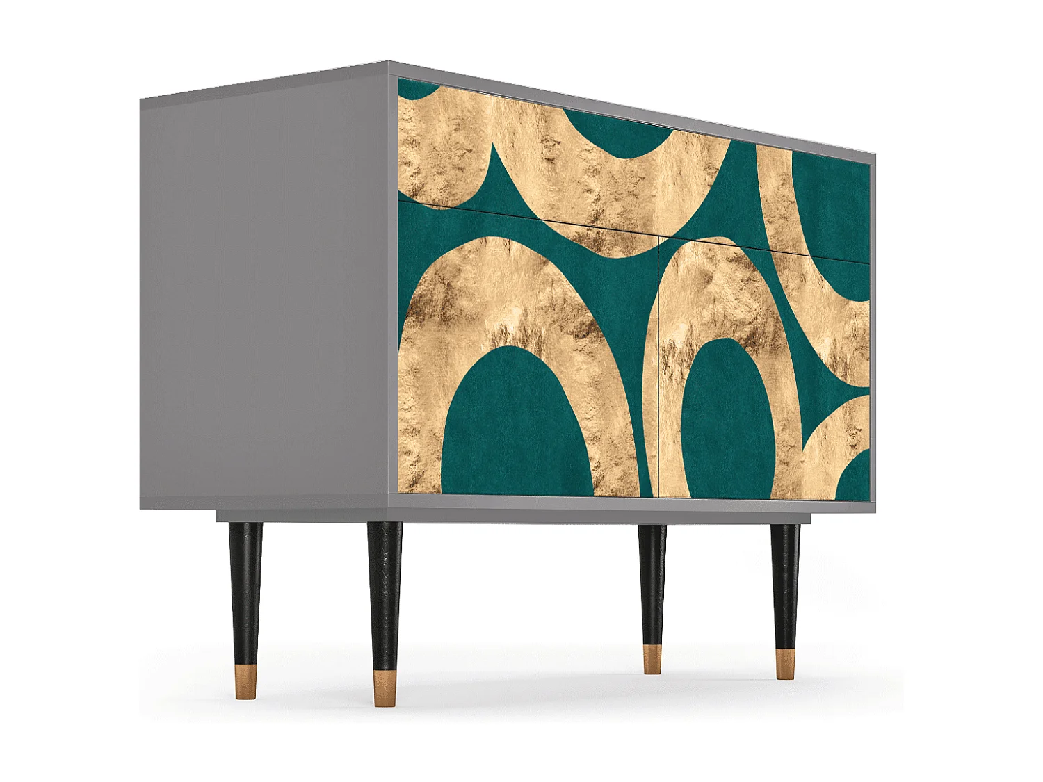 Aparador - 115x85x48 cm - BS4 - Zircon Sphere, Gris