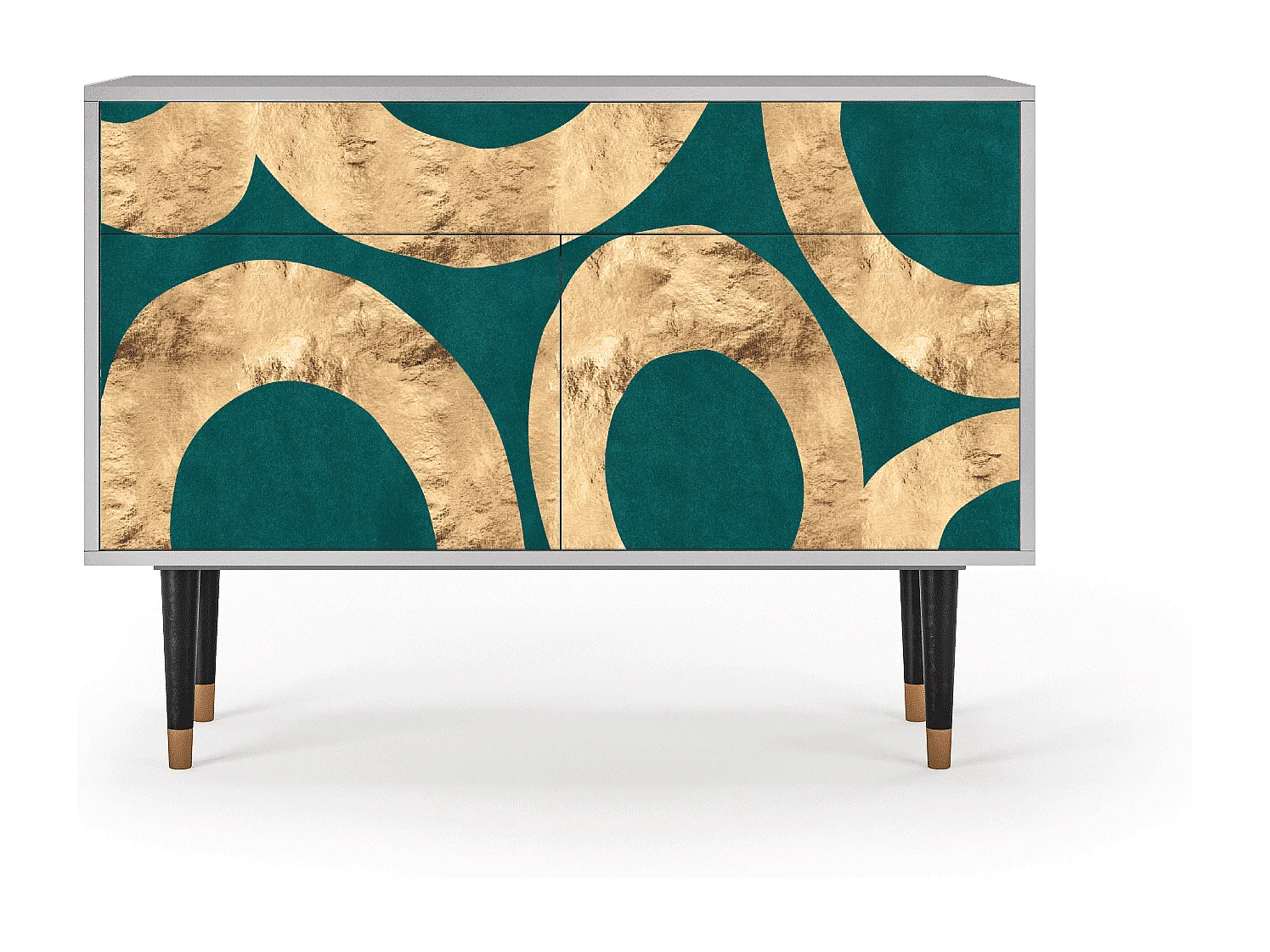 Kredens - 115x85x48 cm - BS4 - Zircon Sphere, Szary