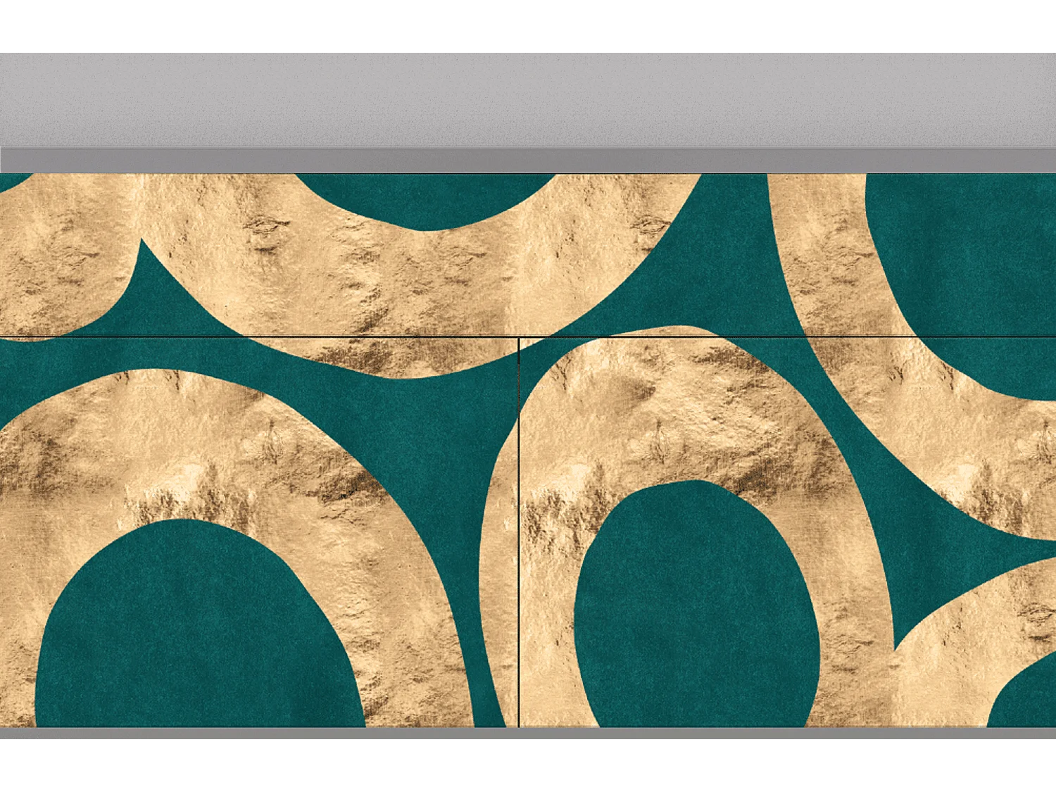 Kredens - 115x85x48 cm - BS4 - Zircon Sphere, Szary