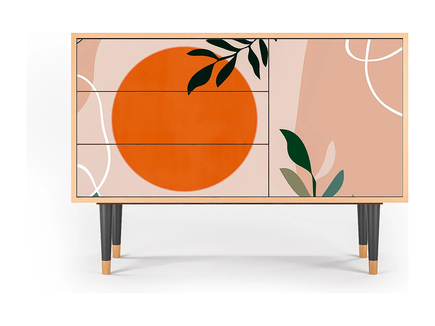 Credenza - 115х84х41 cm - S3 - Artwork, Noce