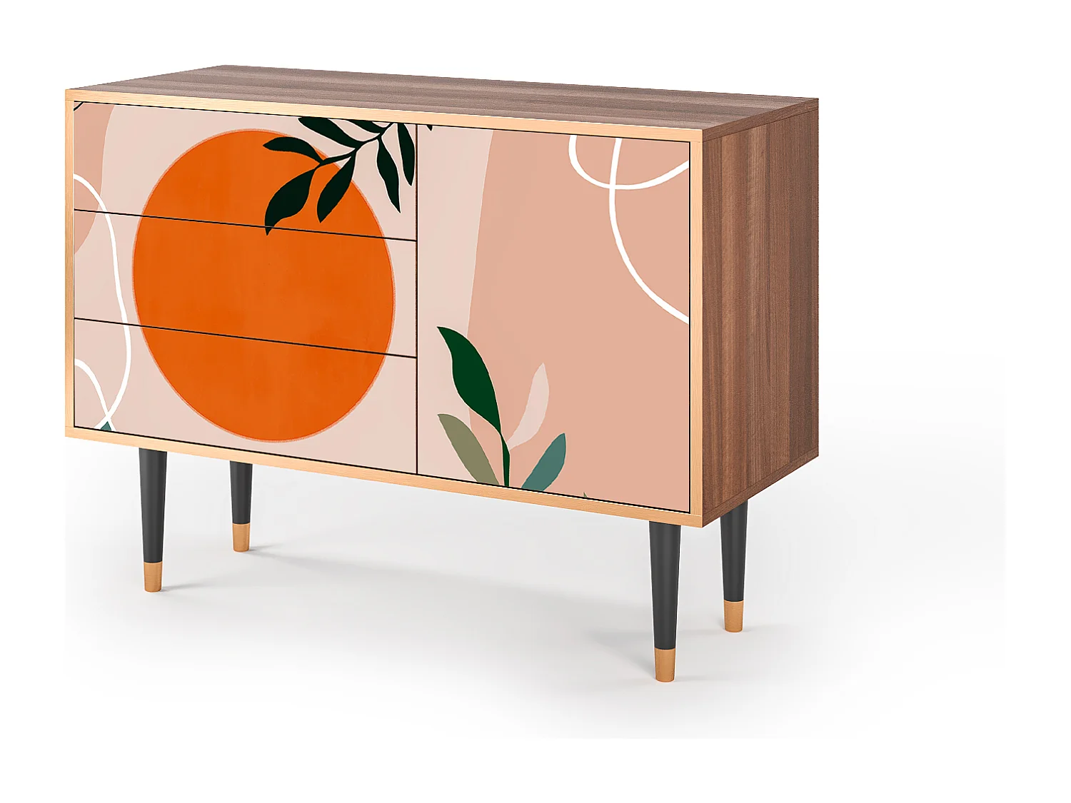 Credenza - 115х84х41 cm - S3 - Artwork, Noce