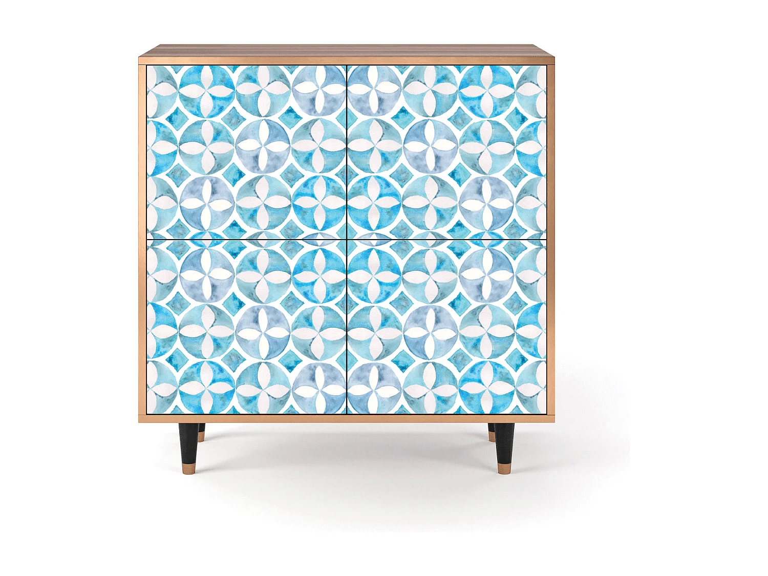 Aparador - 94x96x48 cm - BS3 - Porto Mood, Nogueira