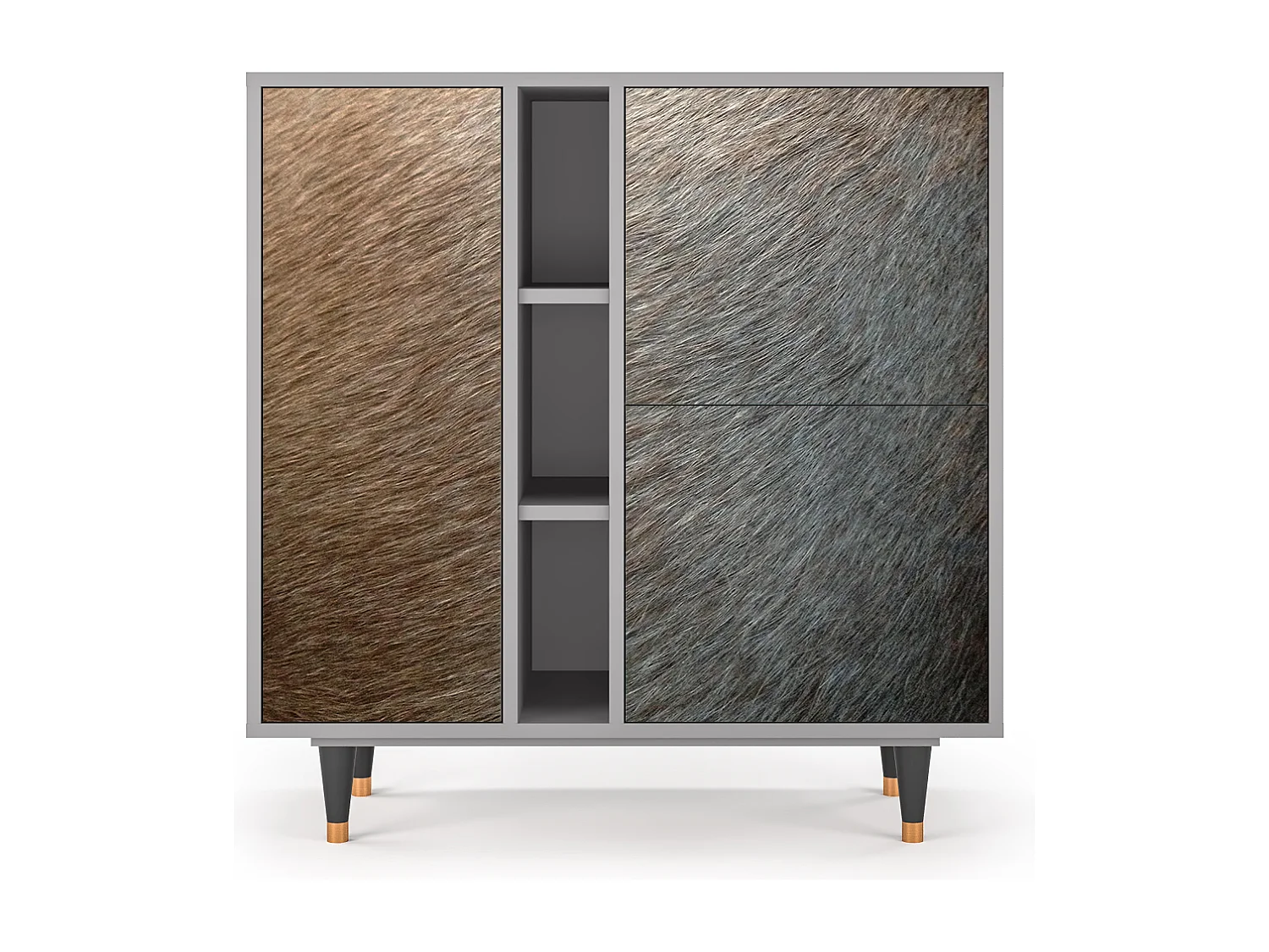 Sideboard - 94х96х41 cm - BS5 - Peanut Hair, Grau