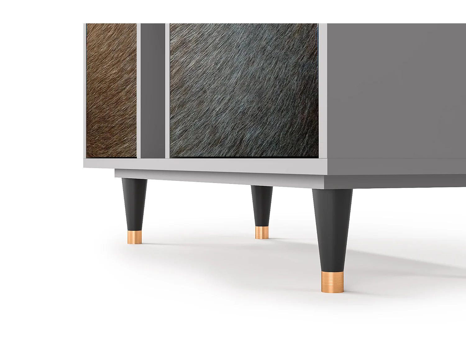 Sideboard - 94х96х41 cm - BS5 - Peanut Hair, Grau