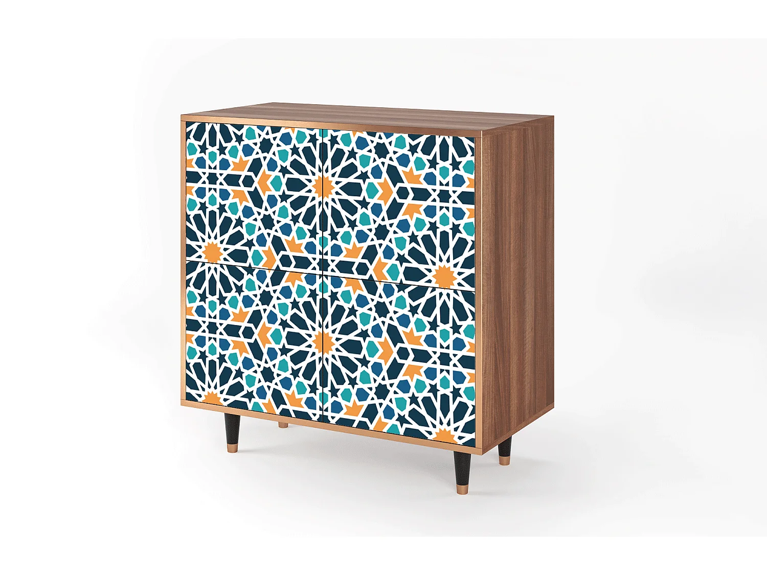 Buffet - 94x96x48 cm - BS3 - Kaleidoscope, Noyer