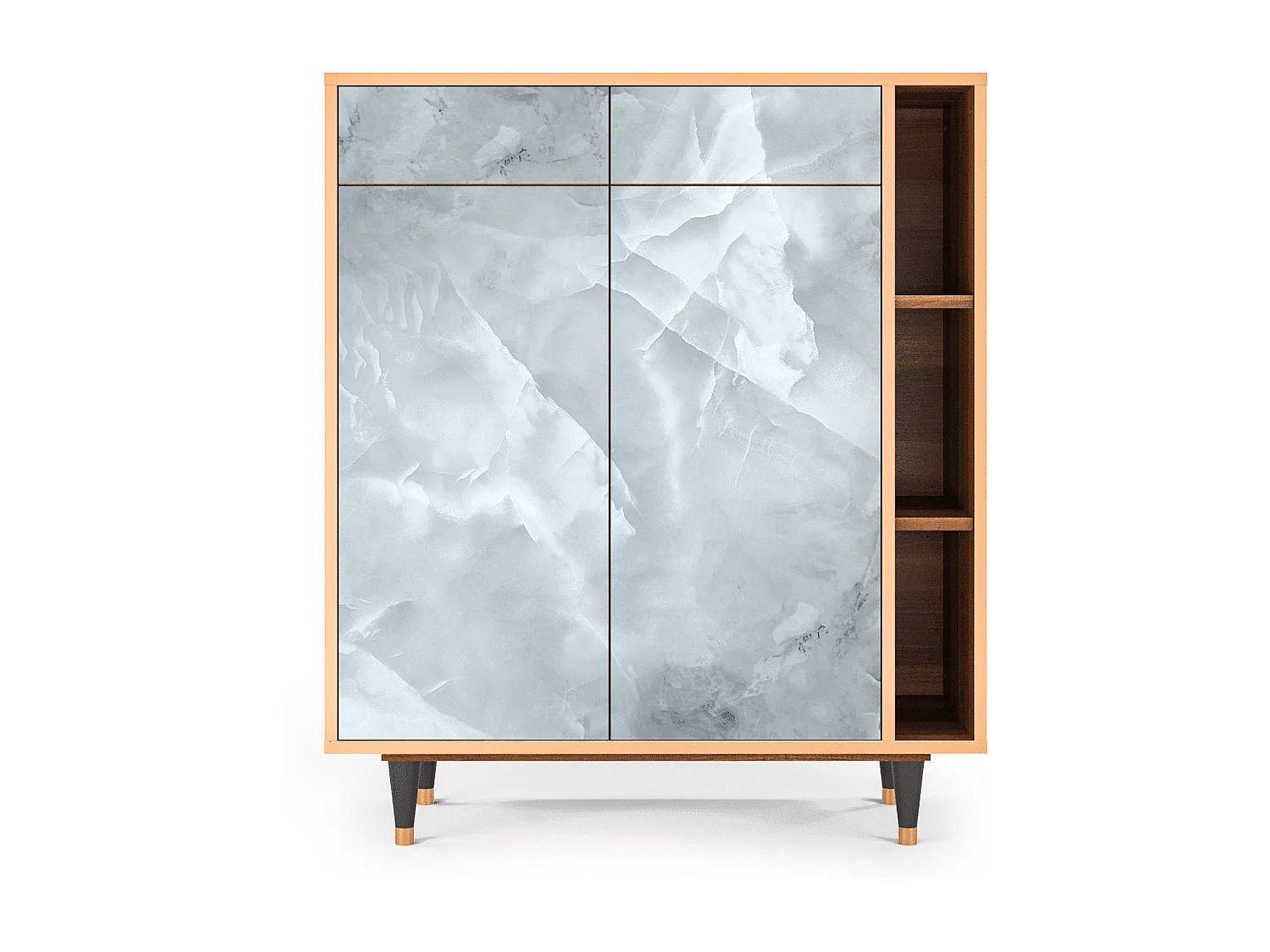 Sideboard - 96х110х41 cm - BS6 - The Onyx, Walnuss