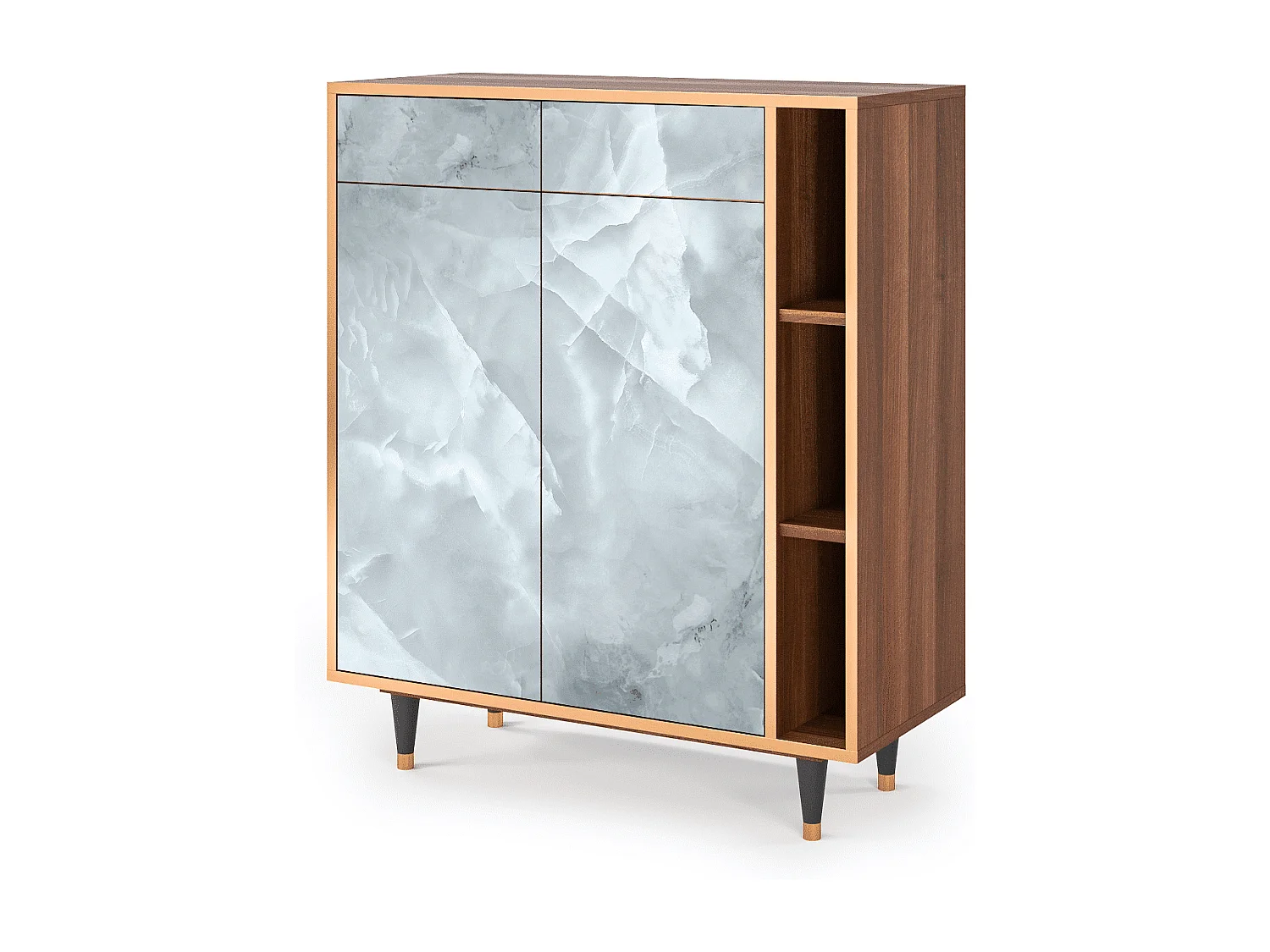 Sideboard - 96х110х41 cm - BS6 - The Onyx, Walnuss
