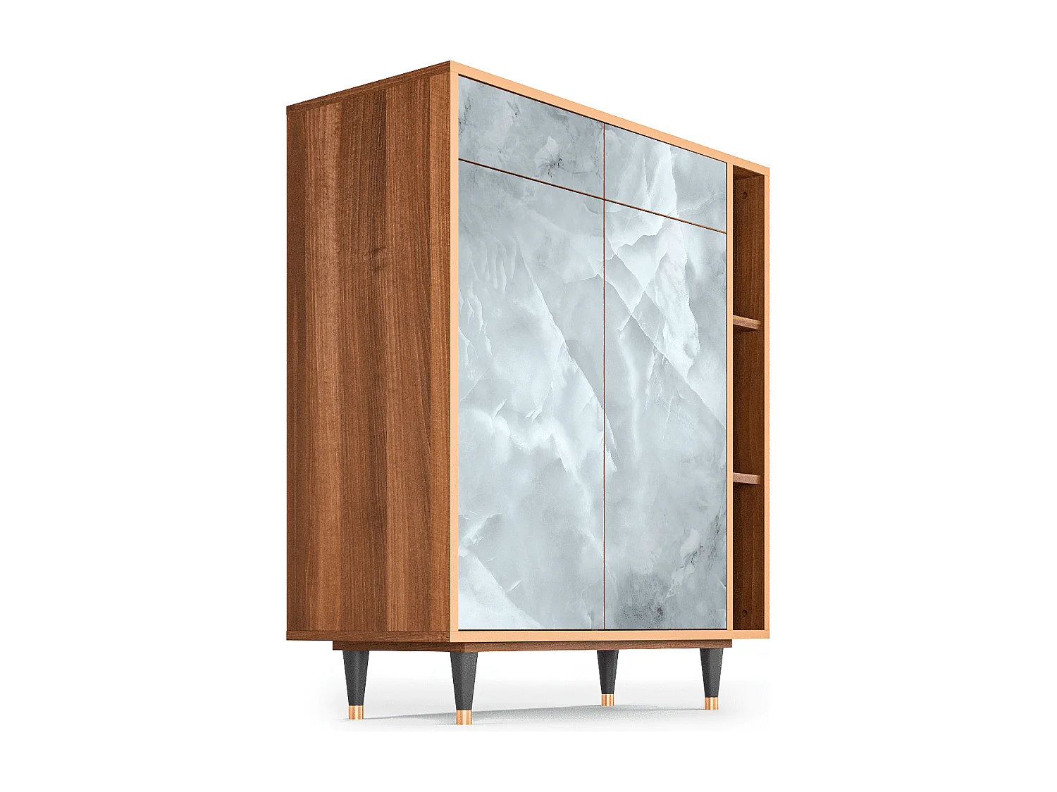 Sideboard - 96х110х41 cm - BS6 - The Onyx, Walnuss