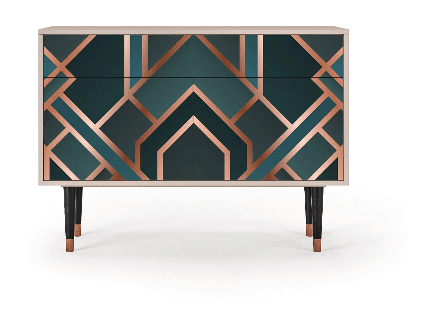 Buffet - 115x85x48 cm - BS4 - Bronze Crossroad, Latte