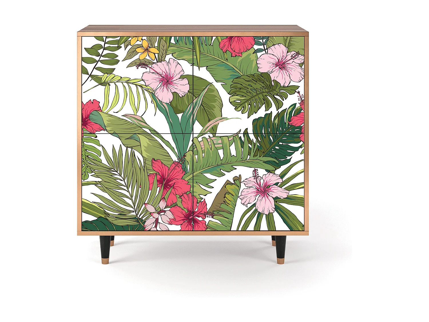 Aparador - 94x96x48 cm - BS3 - Verdant Tropics, Nogueira