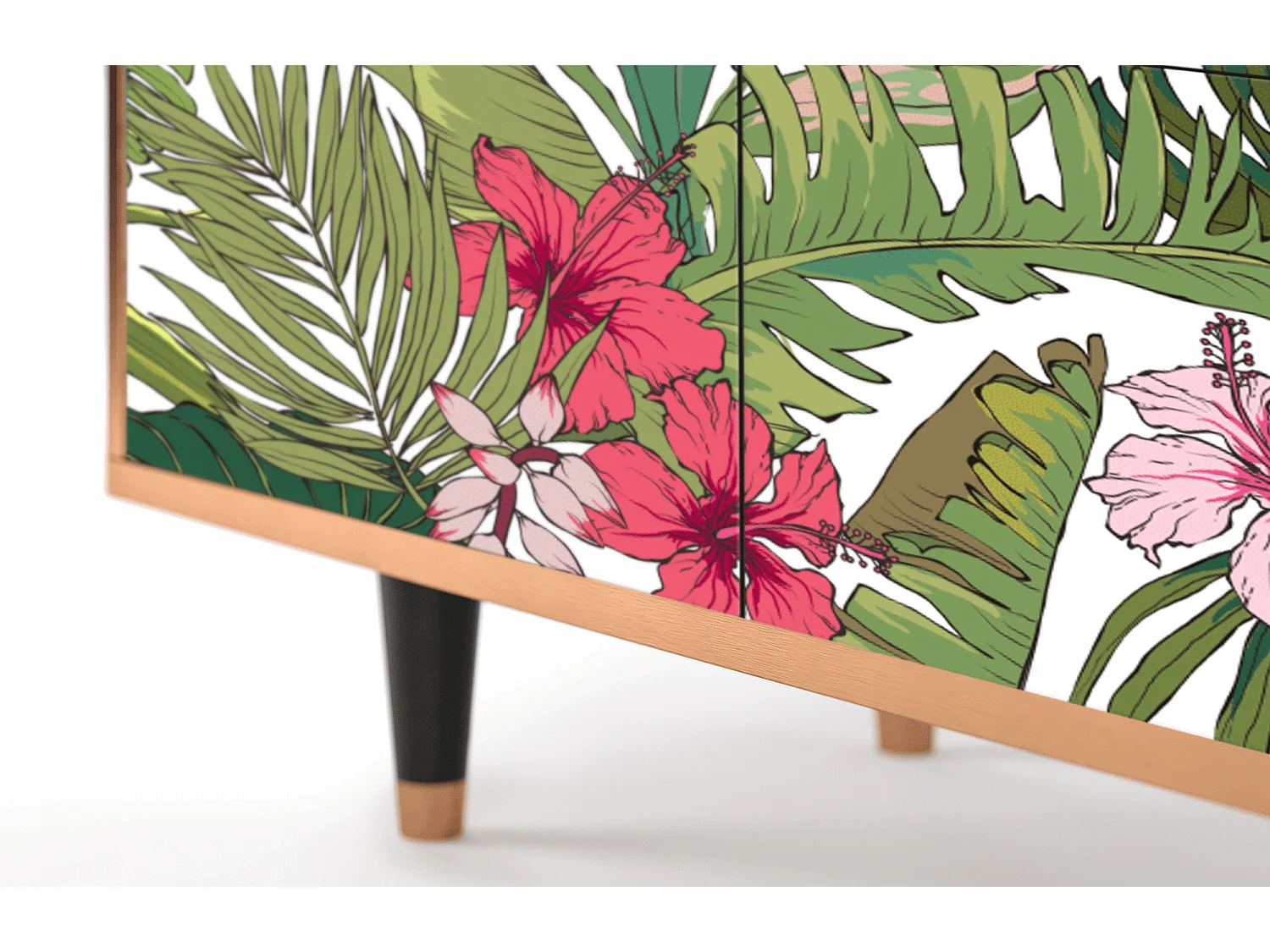 Aparador - 94x96x48 cm - BS3 - Verdant Tropics, Nogueira