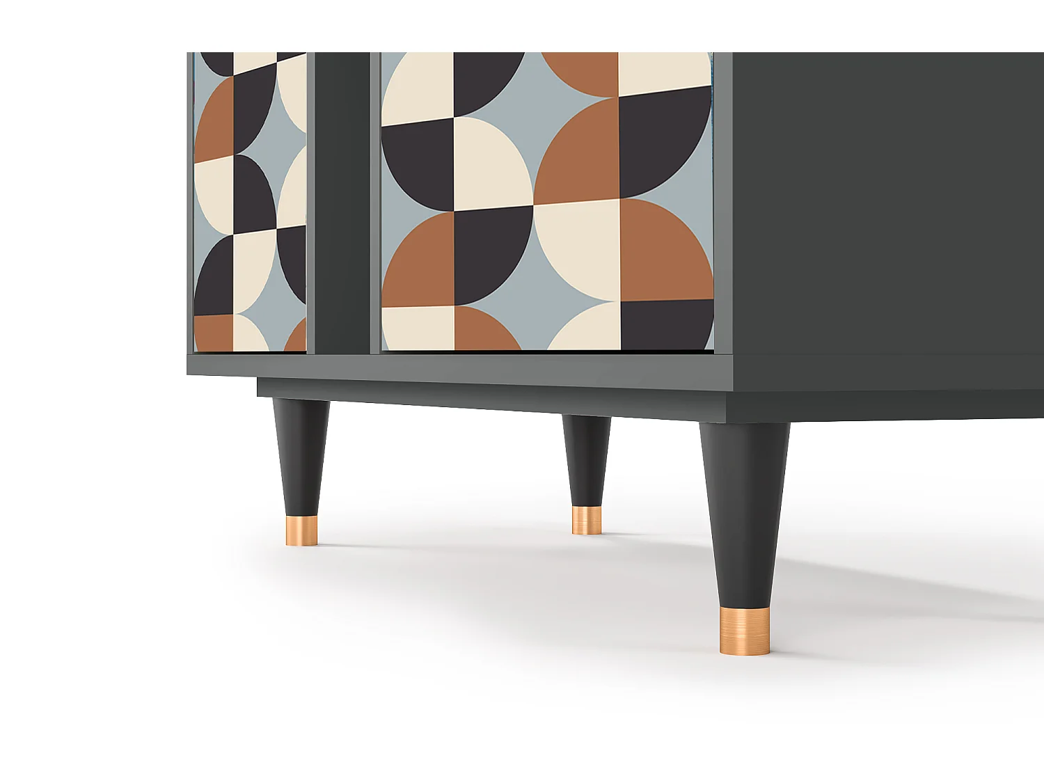 Dressoir - 94х96х41 cm - BS5 - Brown Sensation, Antraciet