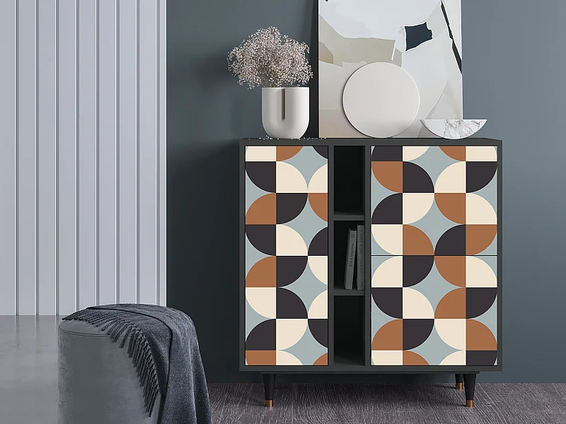 Dressoir - 94х96х41 cm - BS5 - Brown Sensation, Antraciet