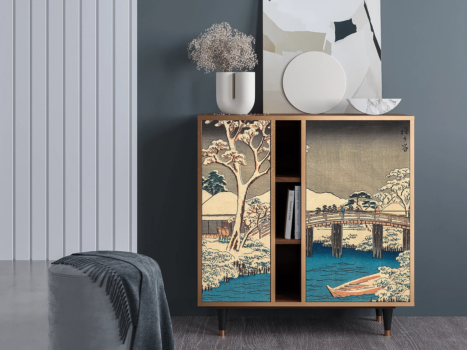 Aparador - 94х96х41 cm - BS5 - Katabira River, Nogueira