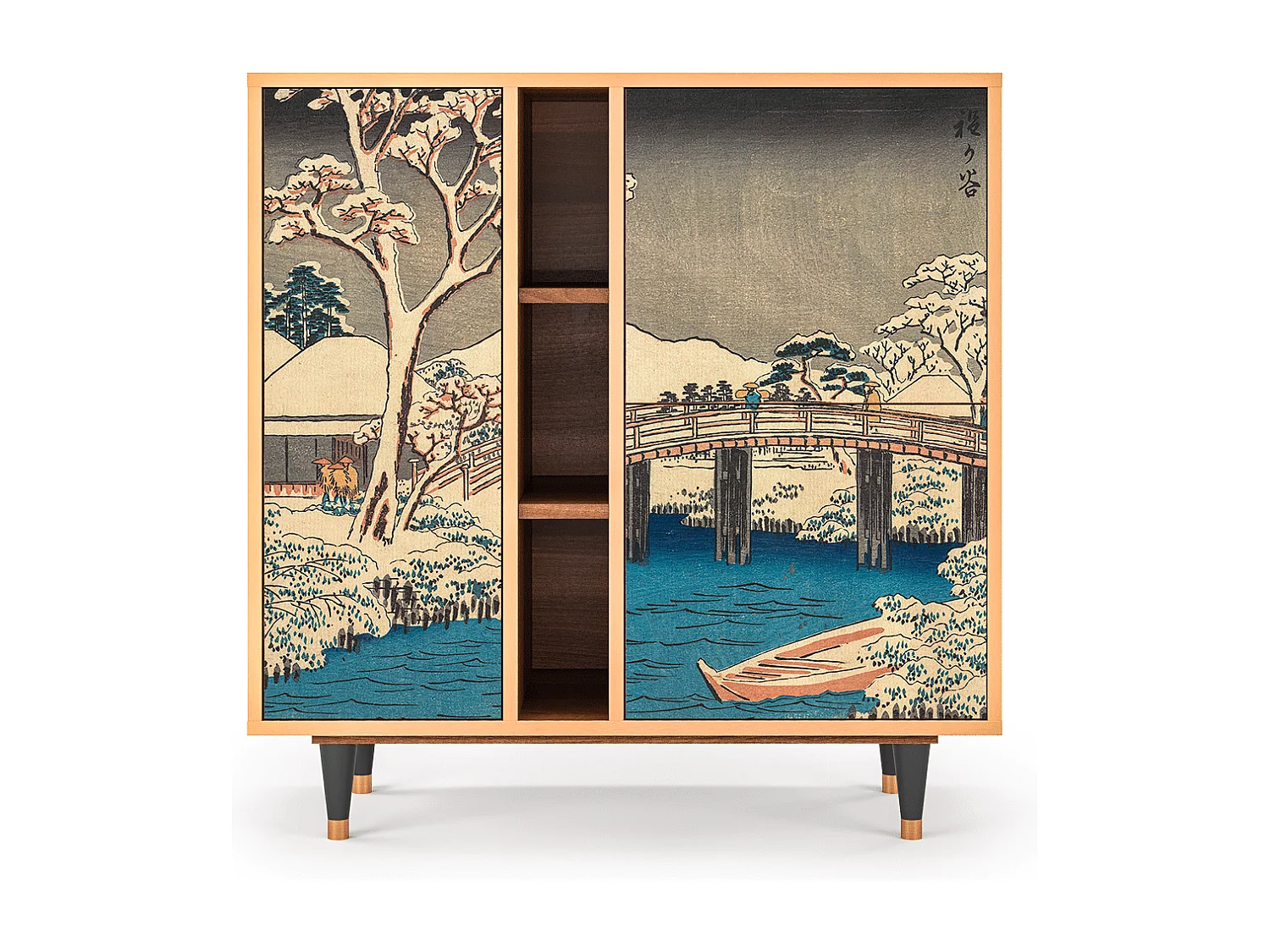 Aparador - 94х96х41 cm - BS5 - Katabira River, Nogueira