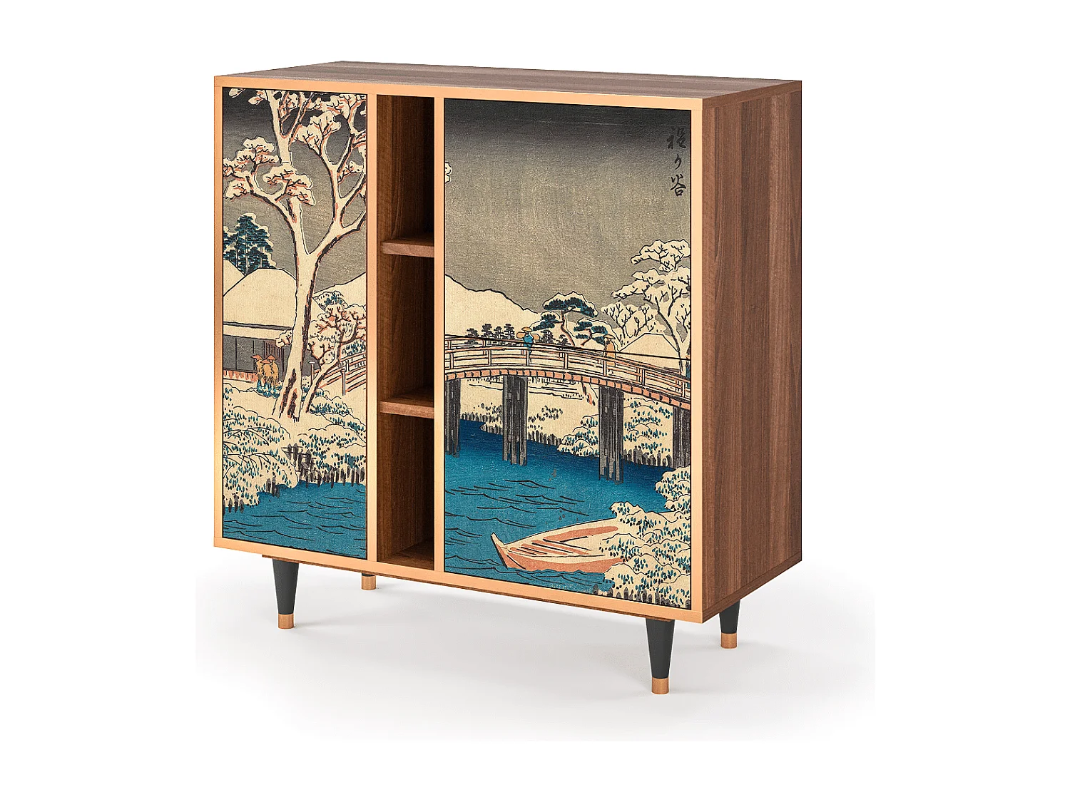 Aparador - 94х96х41 cm - BS5 - Katabira River, Nogueira