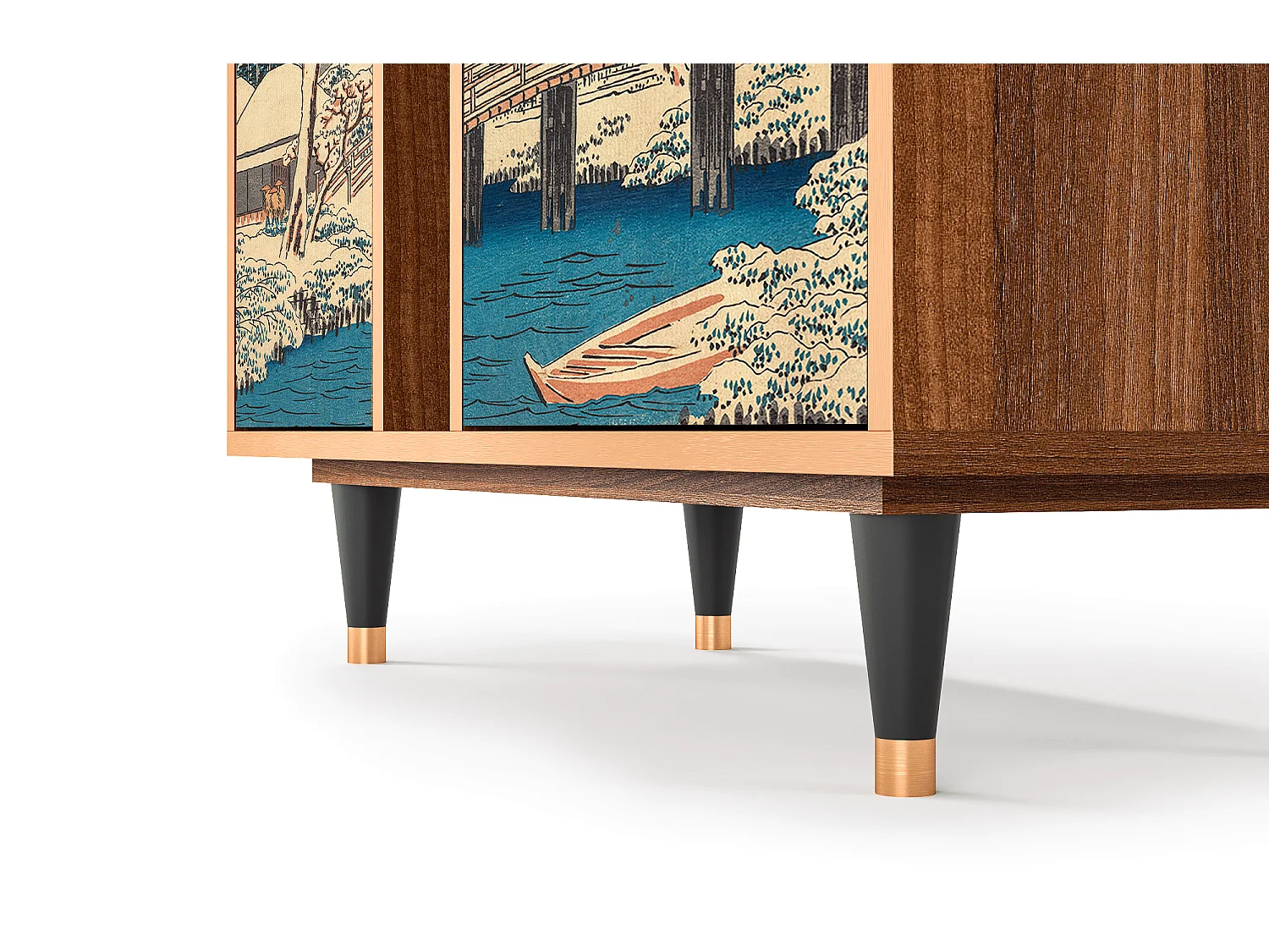 Aparador - 94х96х41 cm - BS5 - Katabira River, Nogueira