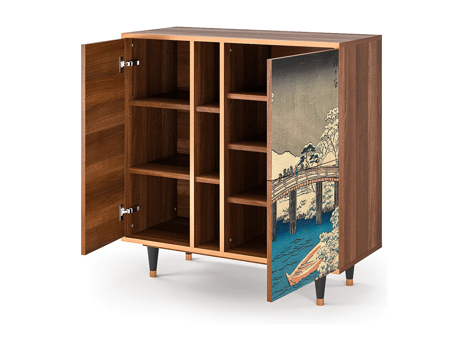 Aparador - 94х96х41 cm - BS5 - Katabira River, Nogueira