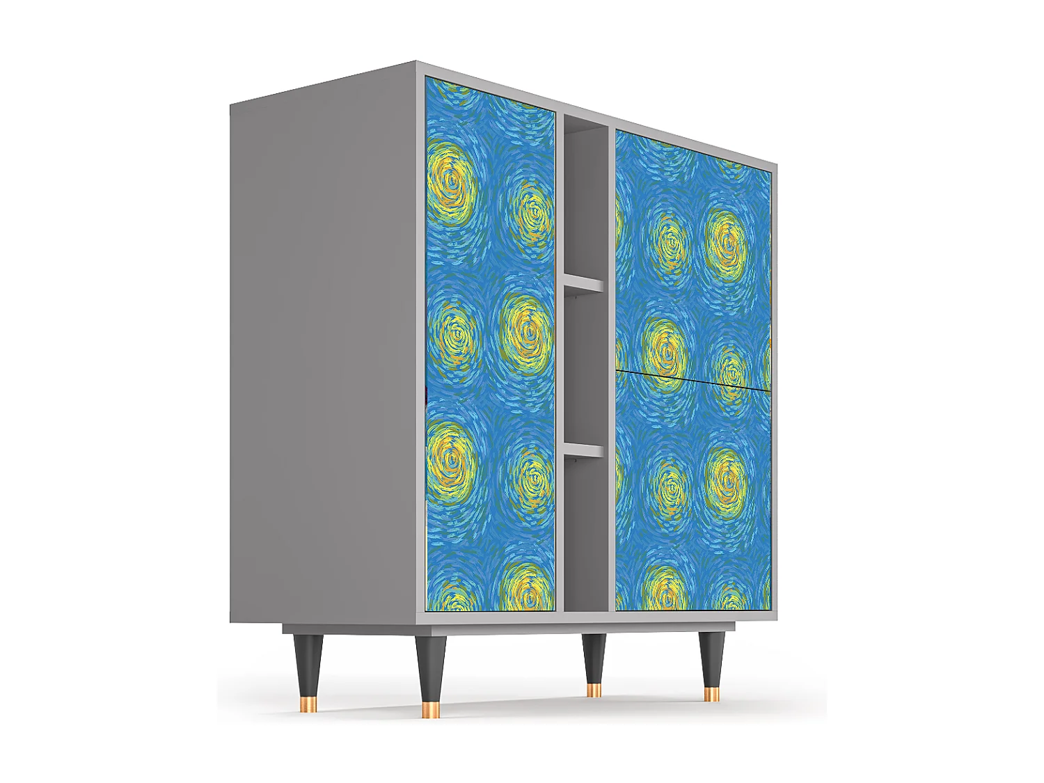 Buffet - 94х96х41 cm - BS5 - Van Gogh Lights, Gris