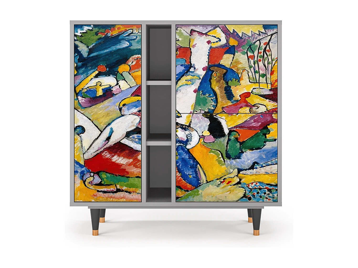 Aparador - 94х96х41 cm - BS5 - Improvisation 26  , Cinza