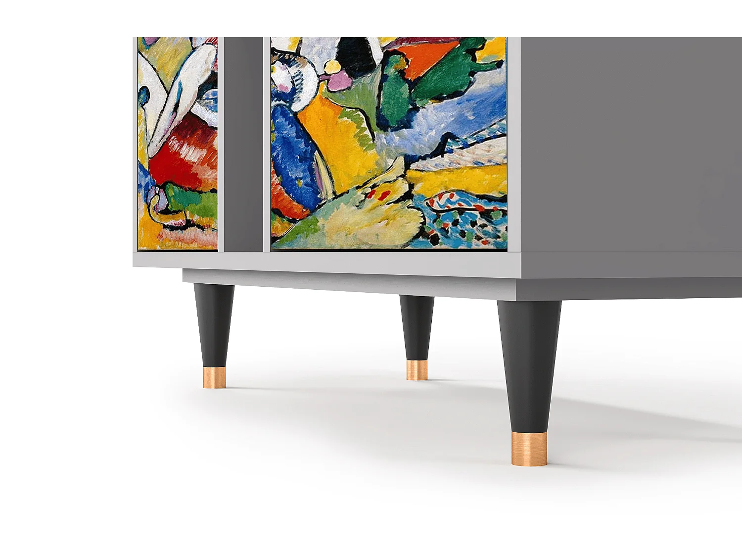 Kredens - 94х96х41 cm - BS5 - Improvisation 26  , Szary