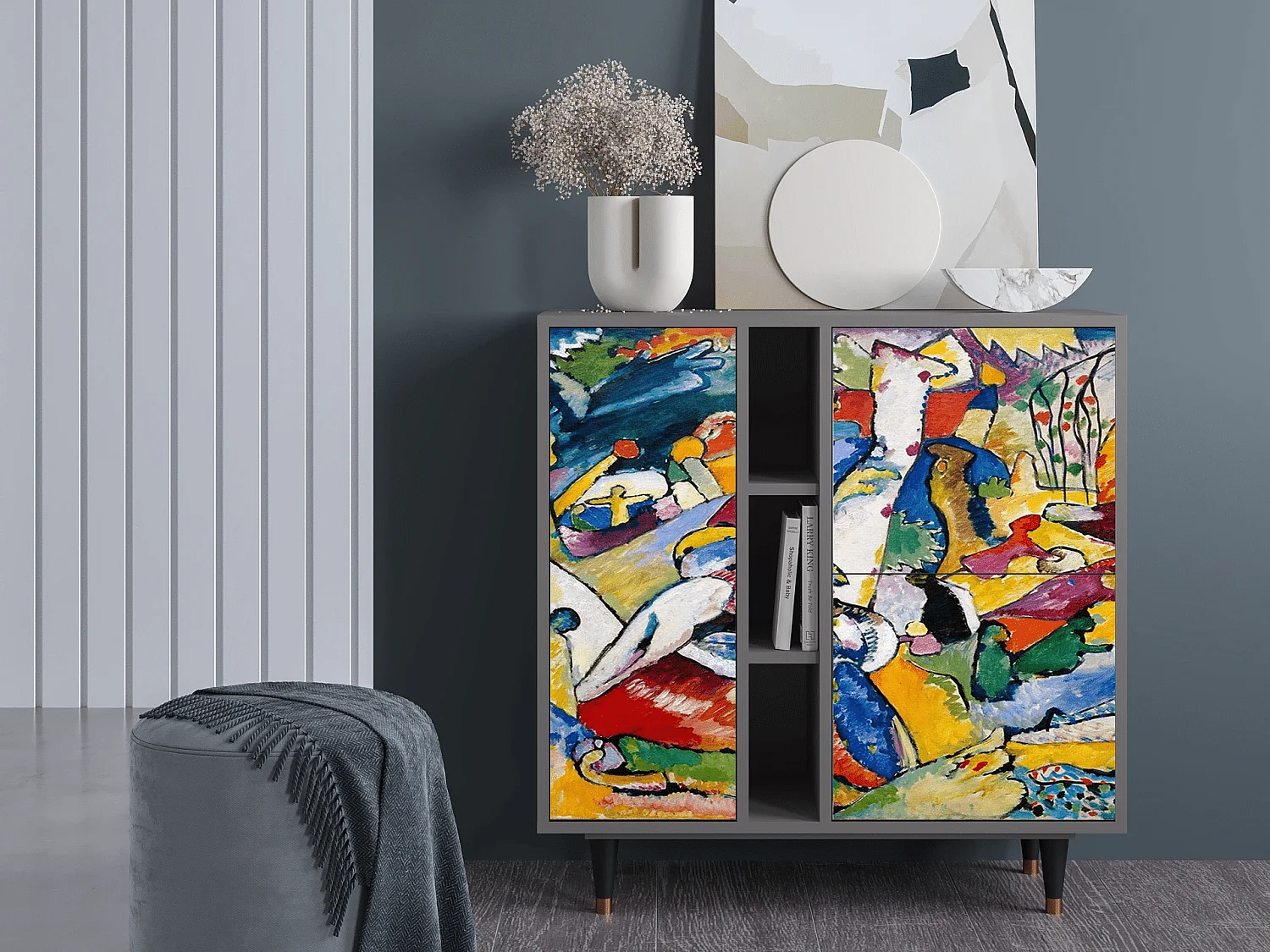 Buffet - 94х96х41 cm - BS5 - Improvisation 26  , Gris