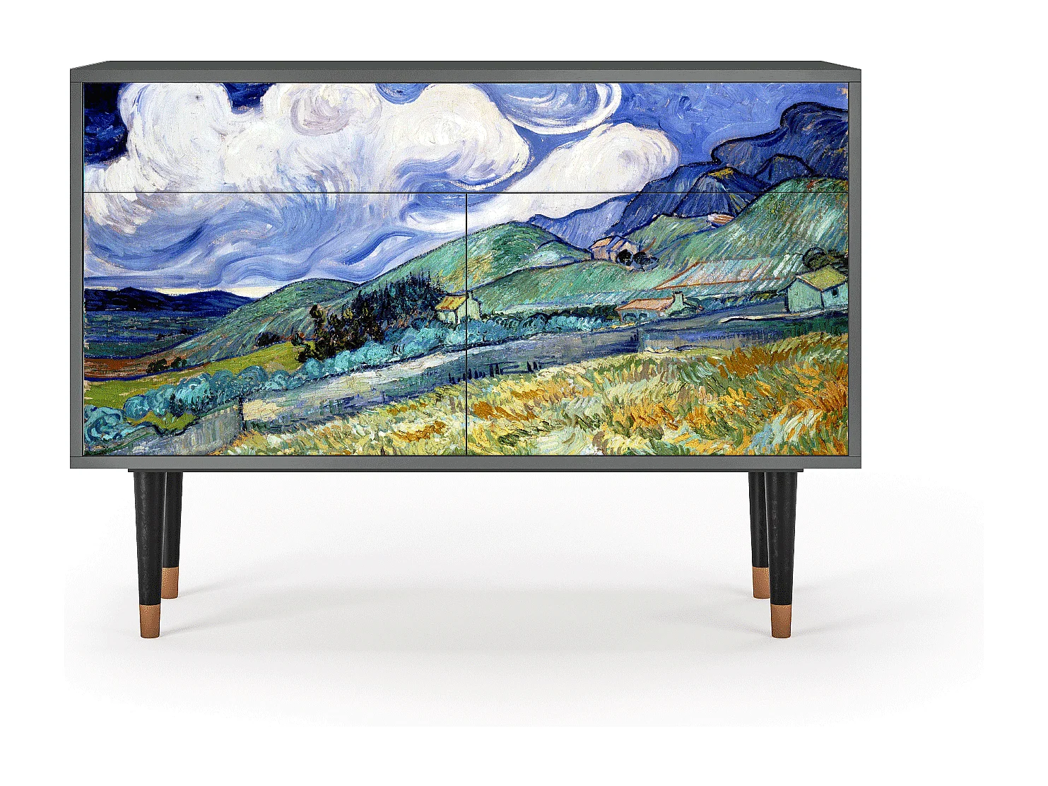 Buffet - 115x85x48 cm - BS4 - Landscape, Anthracite