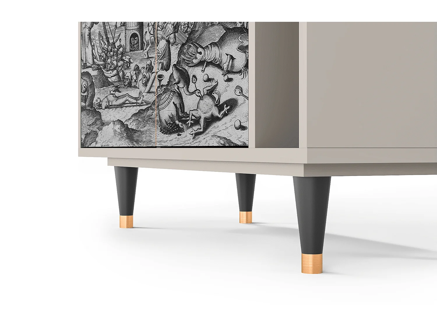 Kredens - 96х110х41 cm - BS6 - The Temptation, Piaskowy