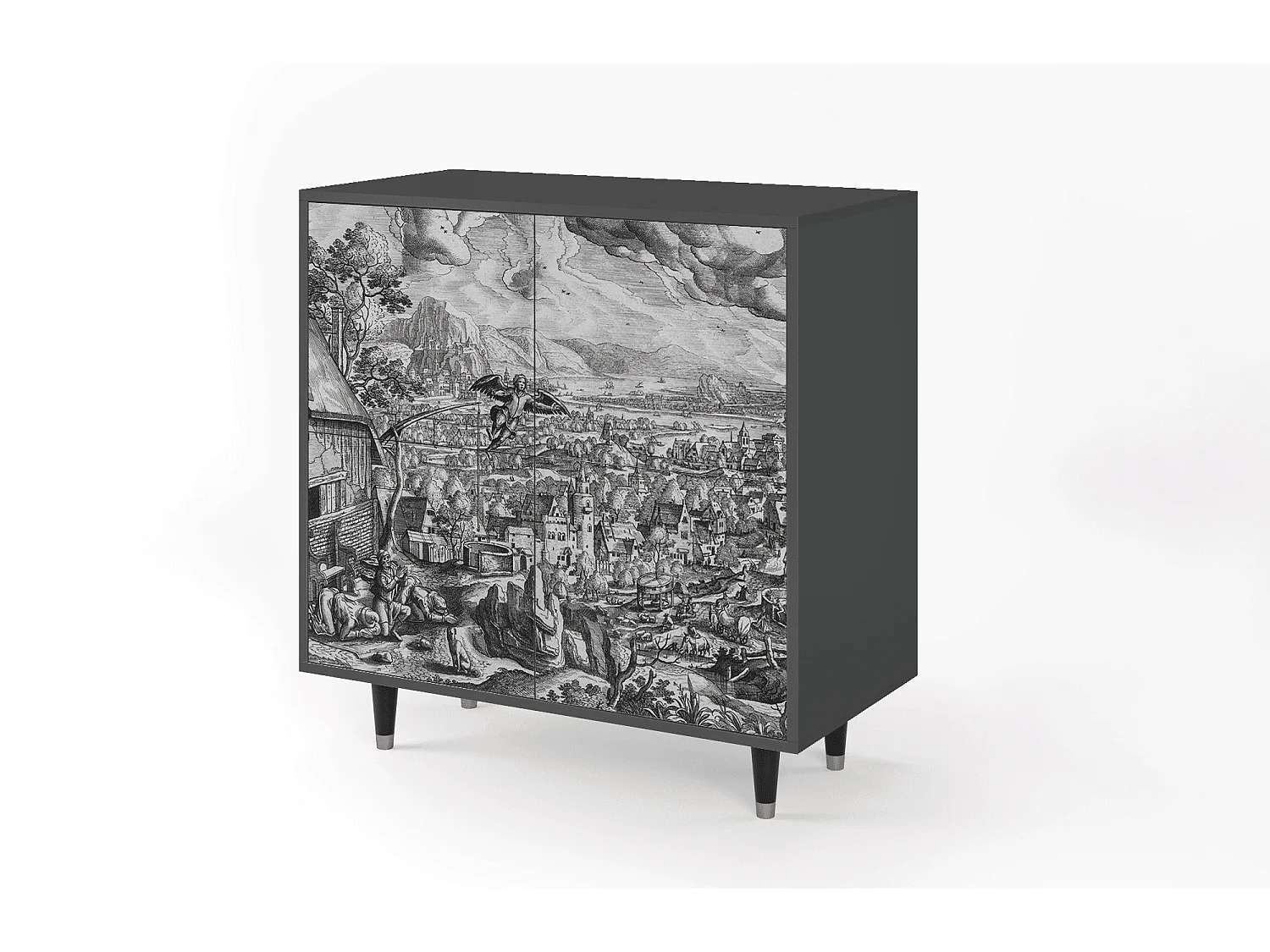 Buffet - 94x96x48 cm - BS3 - Departure, Anthracite