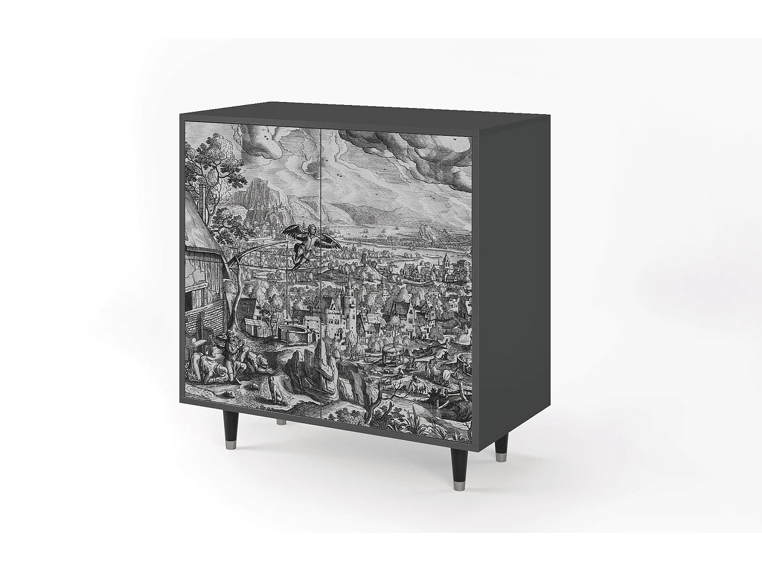 Buffet - 94x96x48 cm - BS3 - Departure, Anthracite