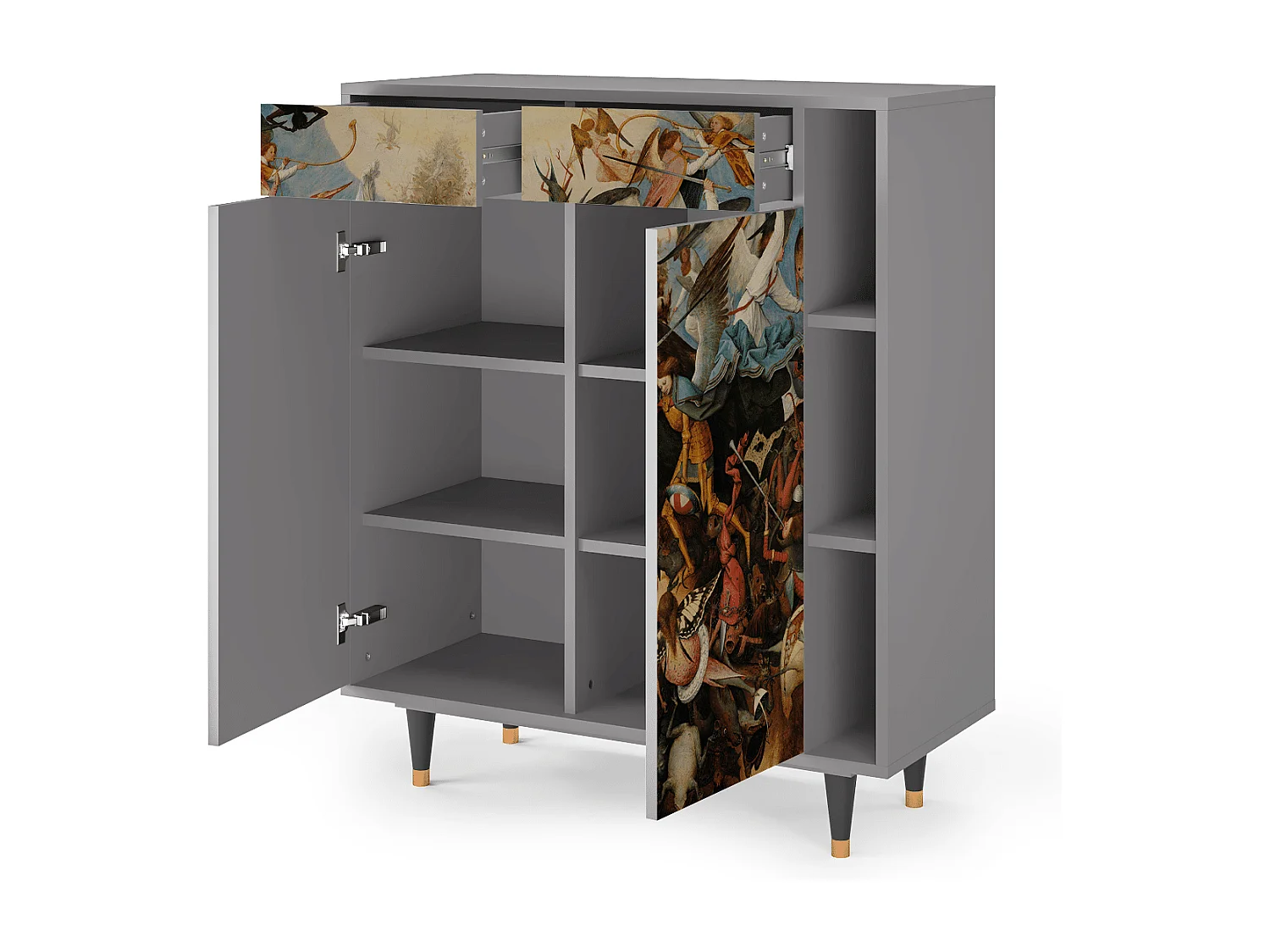 Credenza - 96х110х41 cm - BS6 - The Fall, Grigio