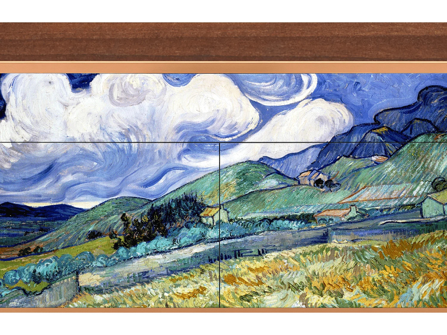 Buffet - 115x85x48 cm - BS4 - Landscape, Noyer
