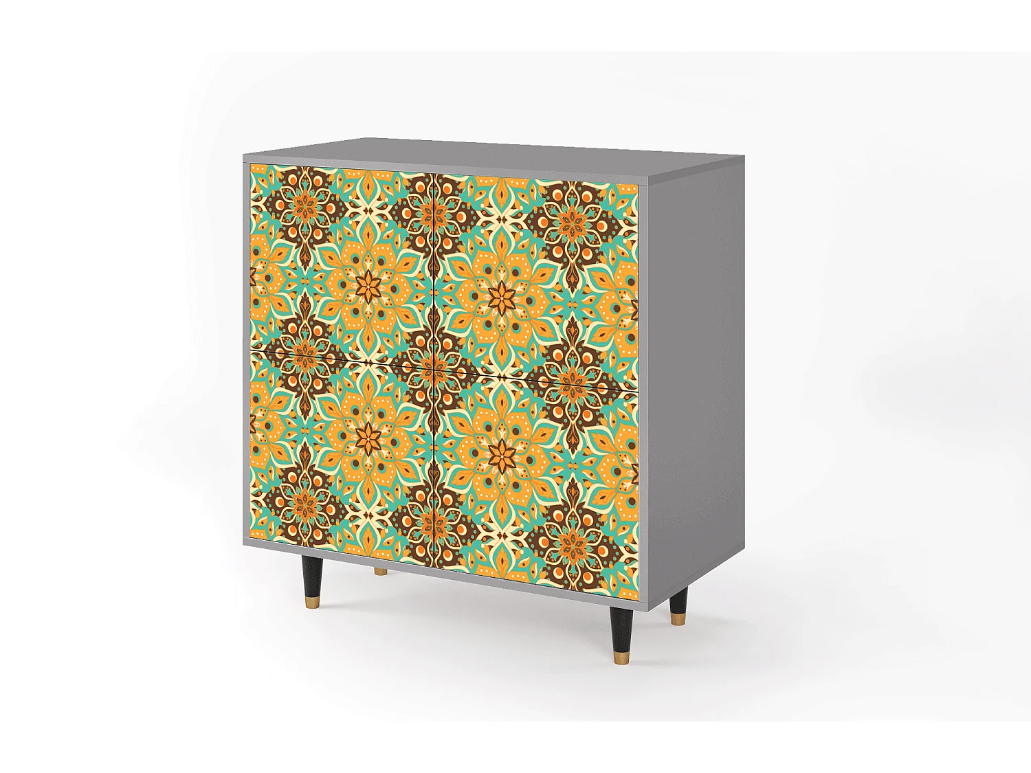 Buffet - 94x96x48 cm - BS3 - Indian Spices, Gris