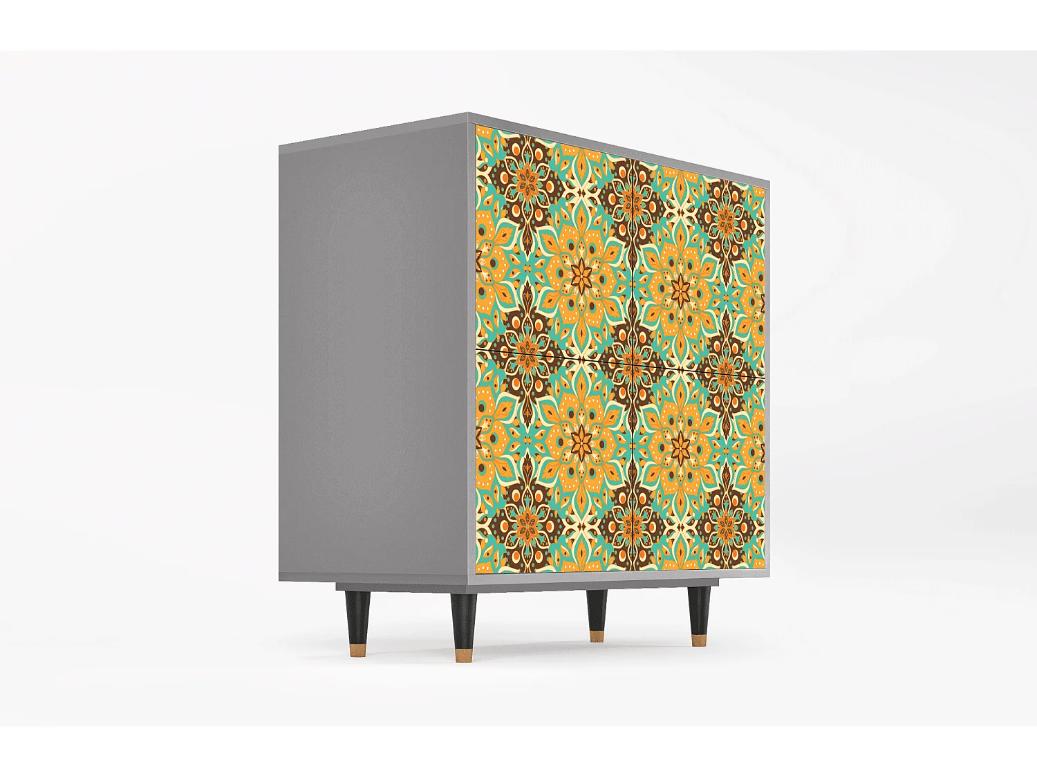 Buffet - 94x96x48 cm - BS3 - Indian Spices, Gris