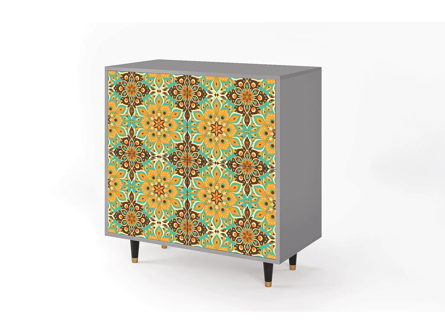 Buffet - 94x96x48 cm - BS3 - Indian Spices, Gris