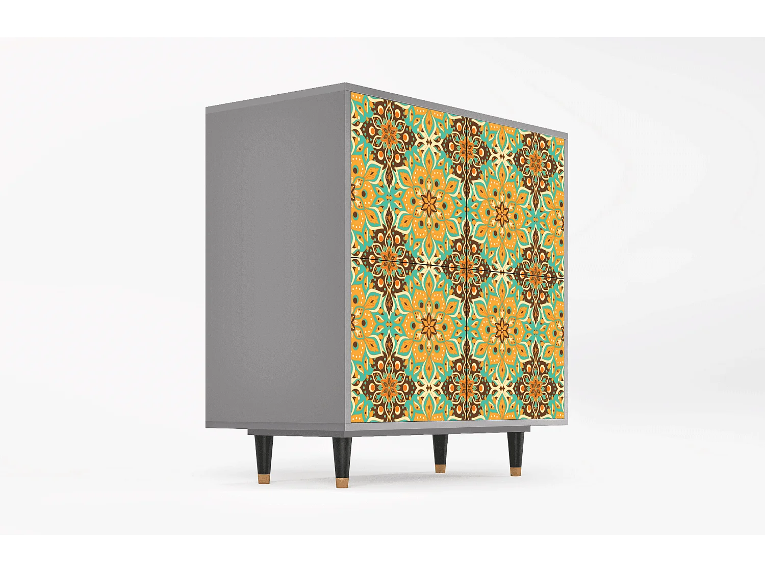 Buffet - 94x96x48 cm - BS3 - Indian Spices, Gris