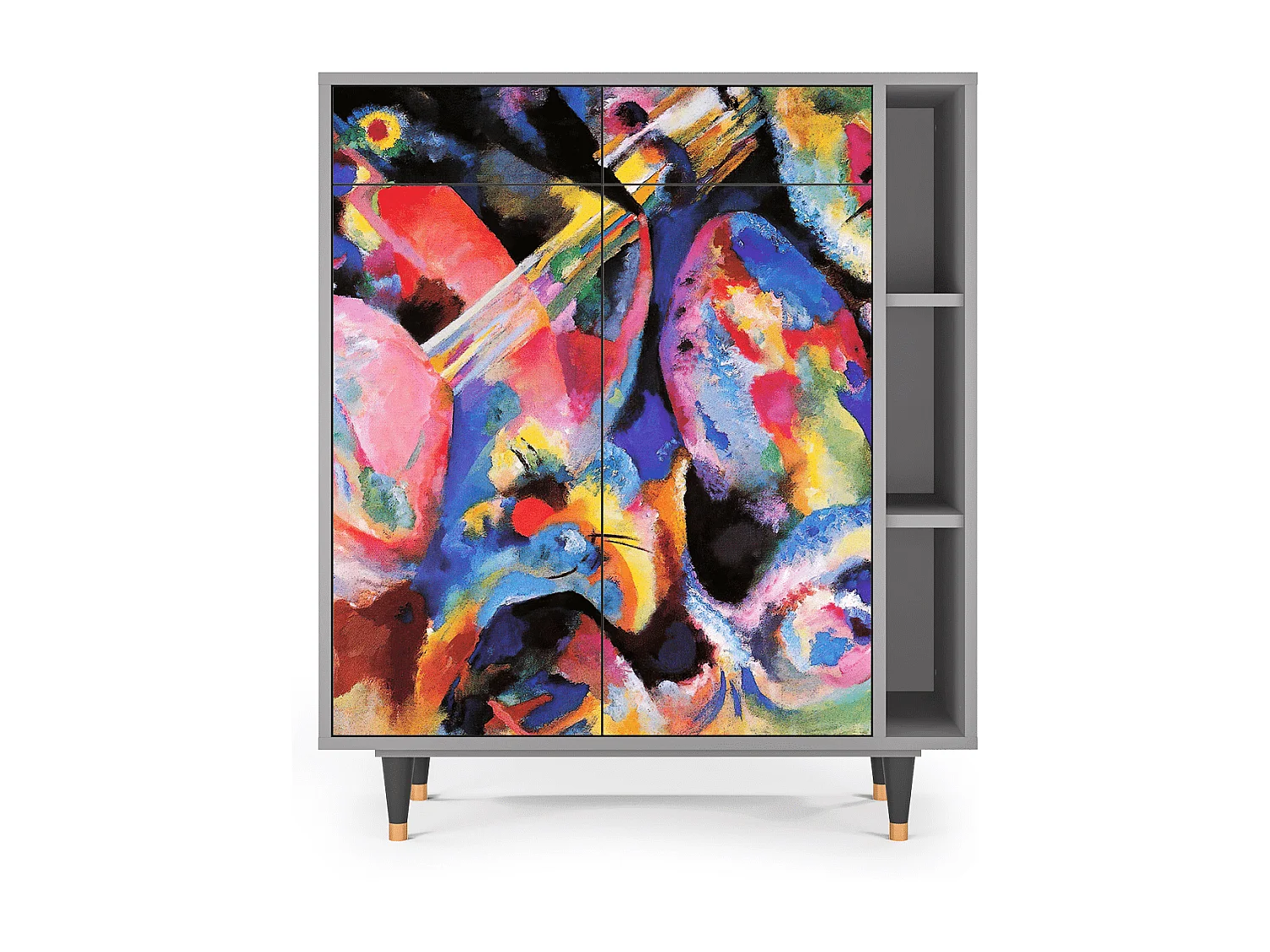 Sideboard - 96х110х41 cm - BS6 - Kandinsky, Grau