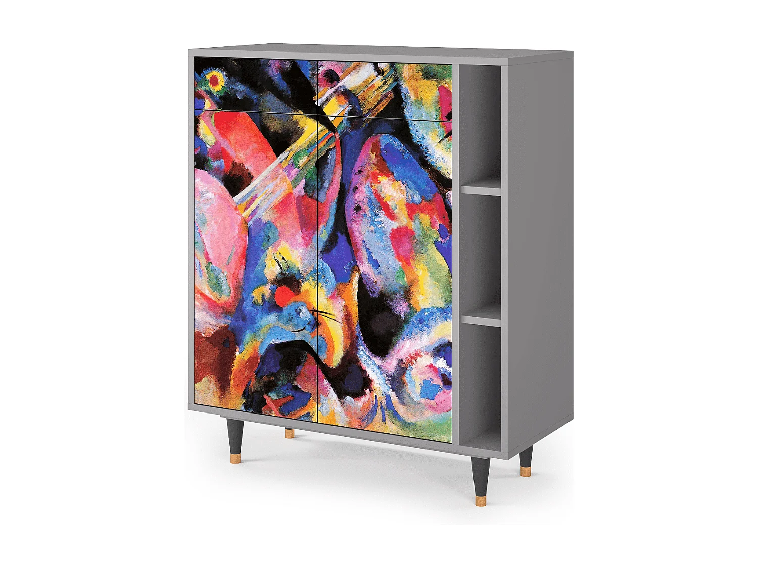 Buffet - 96х110х41 cm - BS6 - Kandinsky, Gris