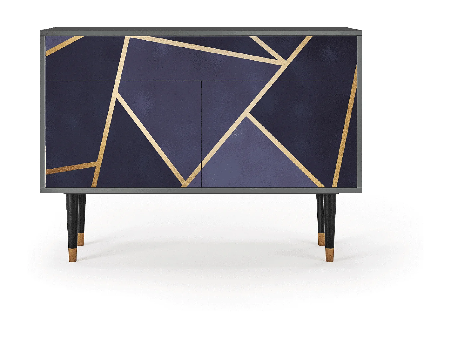 Kredens - 115x85x48 cm - BS4 - The Amethyst, Antracyt